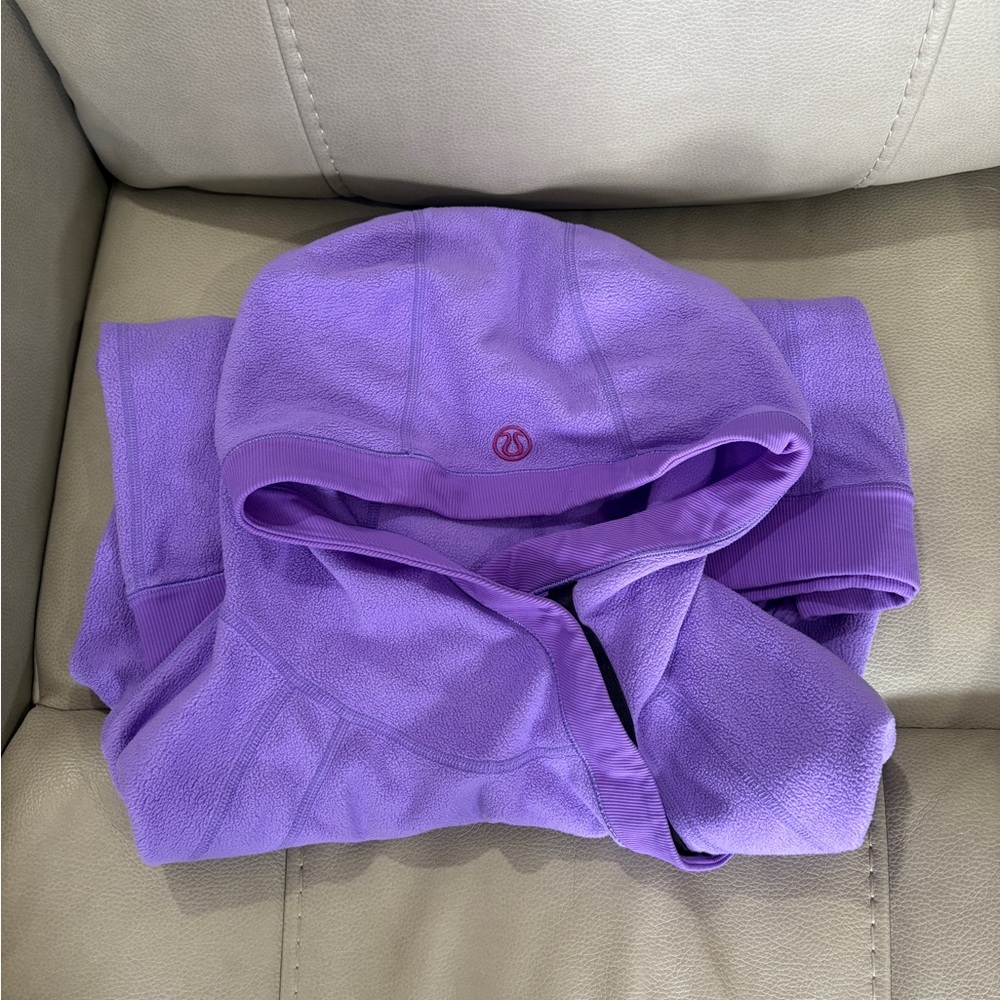Purple Lululemon Fleece Hoodie